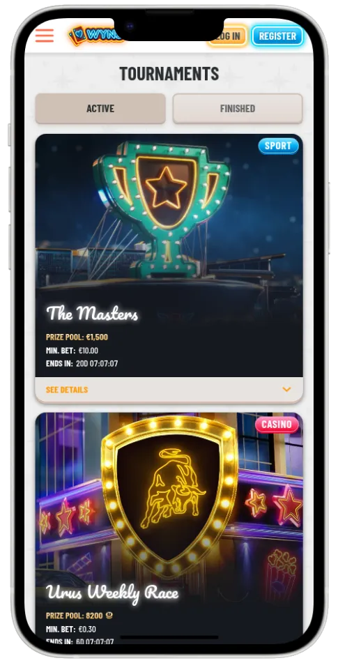 Wyns Casino bonuses and tournament promotions